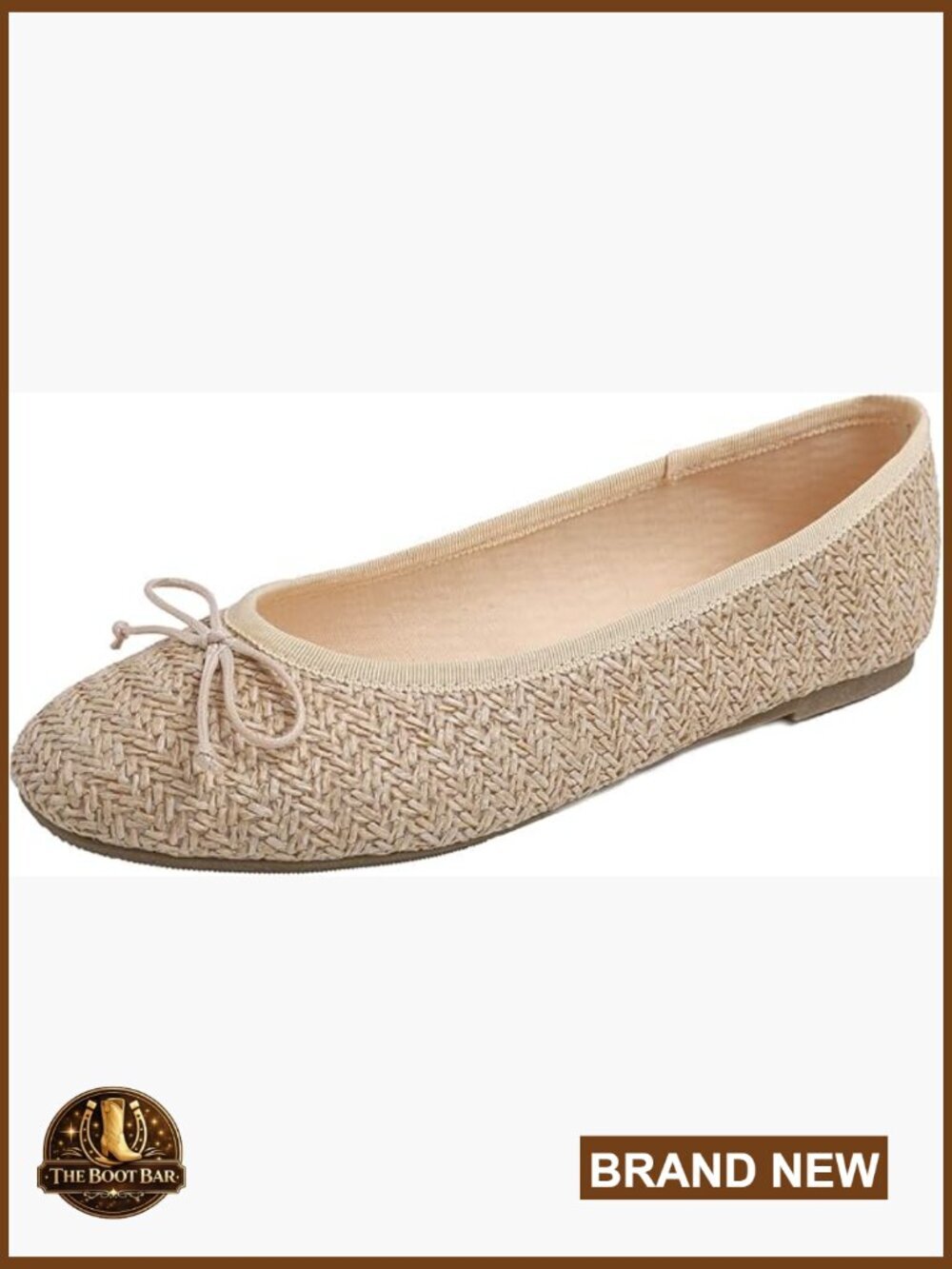 Memory Foam Cushion Patent Ballet Flats Round Toe Slip On Comfort